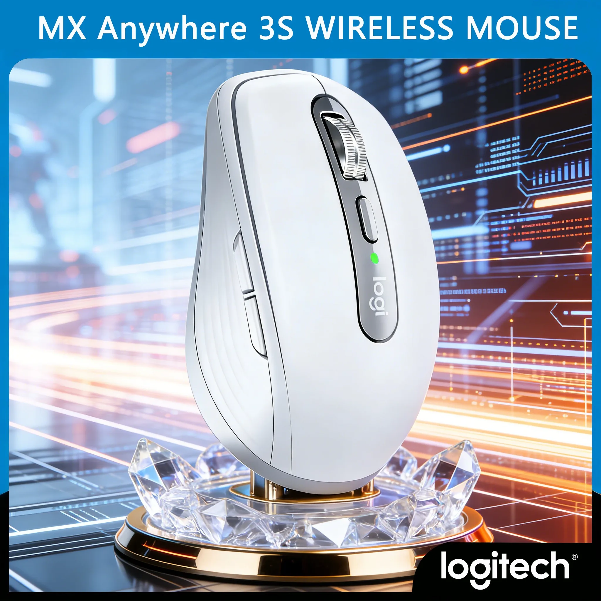 

Logitech MX Anywhere 3S - Easy Switch Between 3 Connected Devices