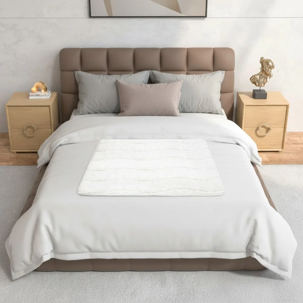 

Mini Twin Electric Mattress Pad with 4 Heat Settings, 10H Auto Off, Fast Heating & Machine Washable - 31x55