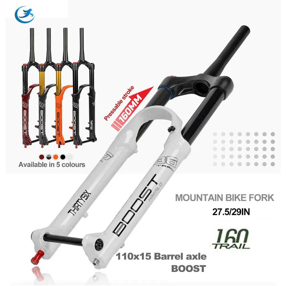 

AttLvTu-AM Speed Down Boost Fork, Bicycle Downhill, MTB Suspension, 160mm Travel, 110x15 Thru Axle, 27.5 ", 29"