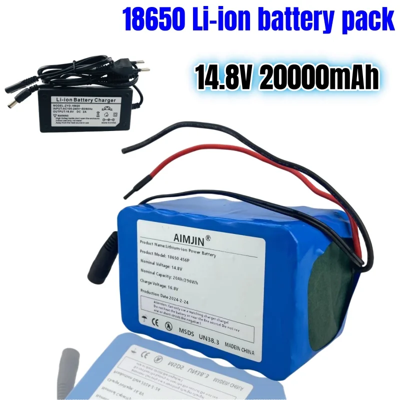 

14.8V 18650 Battery 4S6P Rechargeable Battery 20000mAh Built-in BMS Is Suitable for A Wide Range of Hybrid Car Electronic Toys