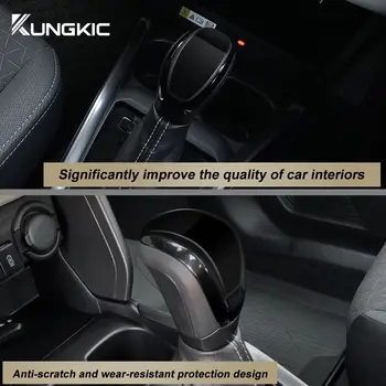 Pro Suzuki SWIFT 2017-2025 Suzuki Fronx 2024 2025 Lesklá černá karbonová ABS hlavice řadicí páky 10 nejlepší prodej Řadící páka u Suzuki Swift Sport - №9