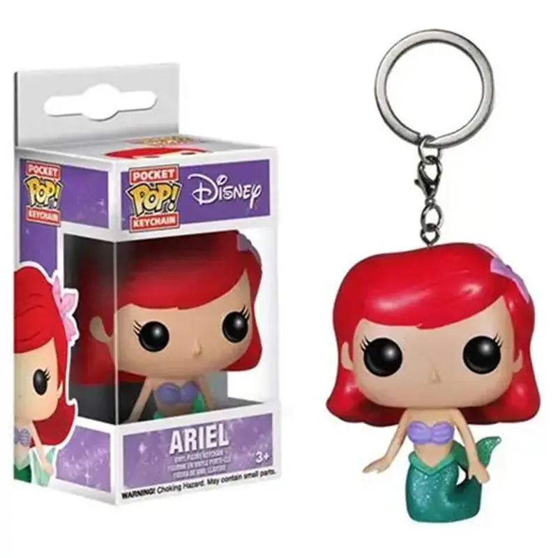 Funko pop Jasmine priness Keychain PVC Action Figure Collection Model Toys For Children birthday gift