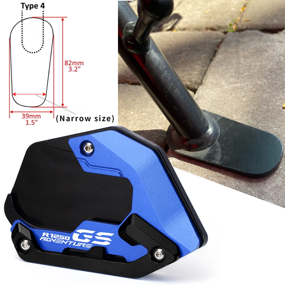 Motorcycle CNC R1250 GS Adventure Kickstand Foot Side Stand Extension Pad Support Plate Enlarge For BMW R1250GS R 1250 GS GSA