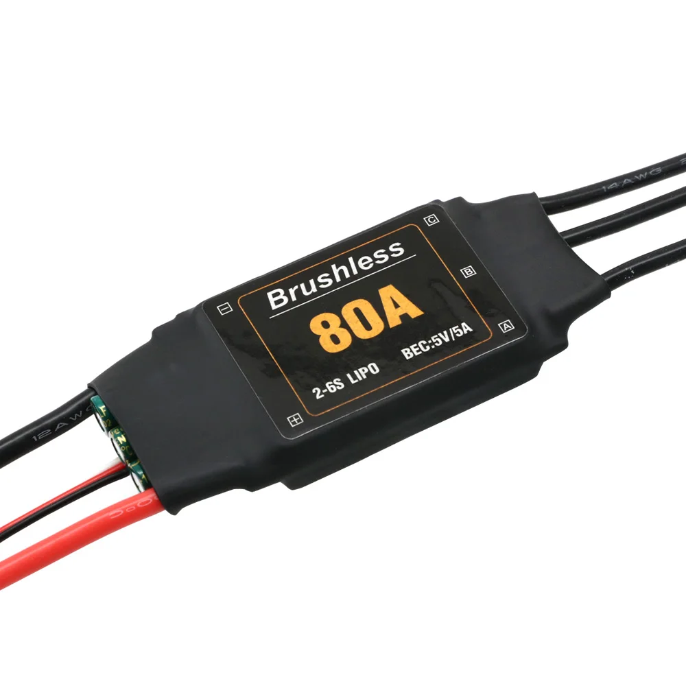 Mitoot-Brushless 80A ESC Speed Controller 2-6S 5V 5A UBEC، RC FPV Quadcopter، الطائرات، طائرات الهليكوبتر
