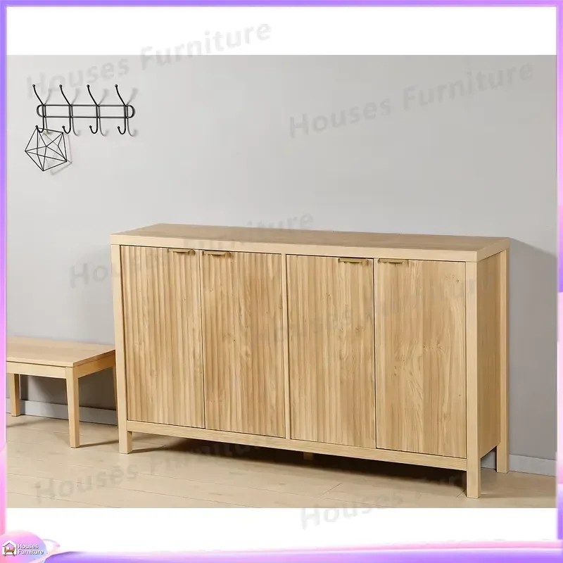 Modern Shoe Cabinet 4 Door Large Capacity Storage Organizer Entryway Hallway Closet Furniture Home Warehouse Shelf Rack view 6