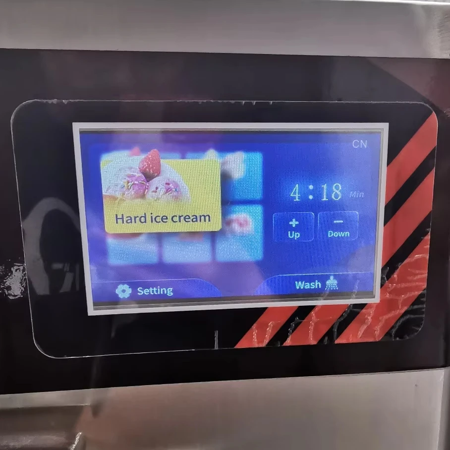 High Productivity 56l/h Ice Cream Hard Ice Cream Machine Freezer