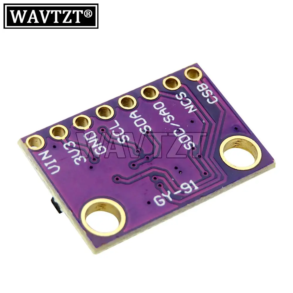 MPU-9250 MPU9250 BMP280 SPI IIC/I2C 10DOF Acceleration Gyroscope Compass 9-Axis Sensor Board Module GY-91 For Arduino 3-5V