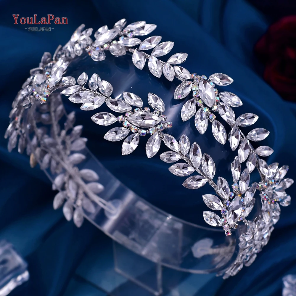 YouLaPan Handmade Rhinestone Flower Belt Elegant Women Bride Double Layer Sash Accessories Shiny Prom Dress Belt Ornaments SH450