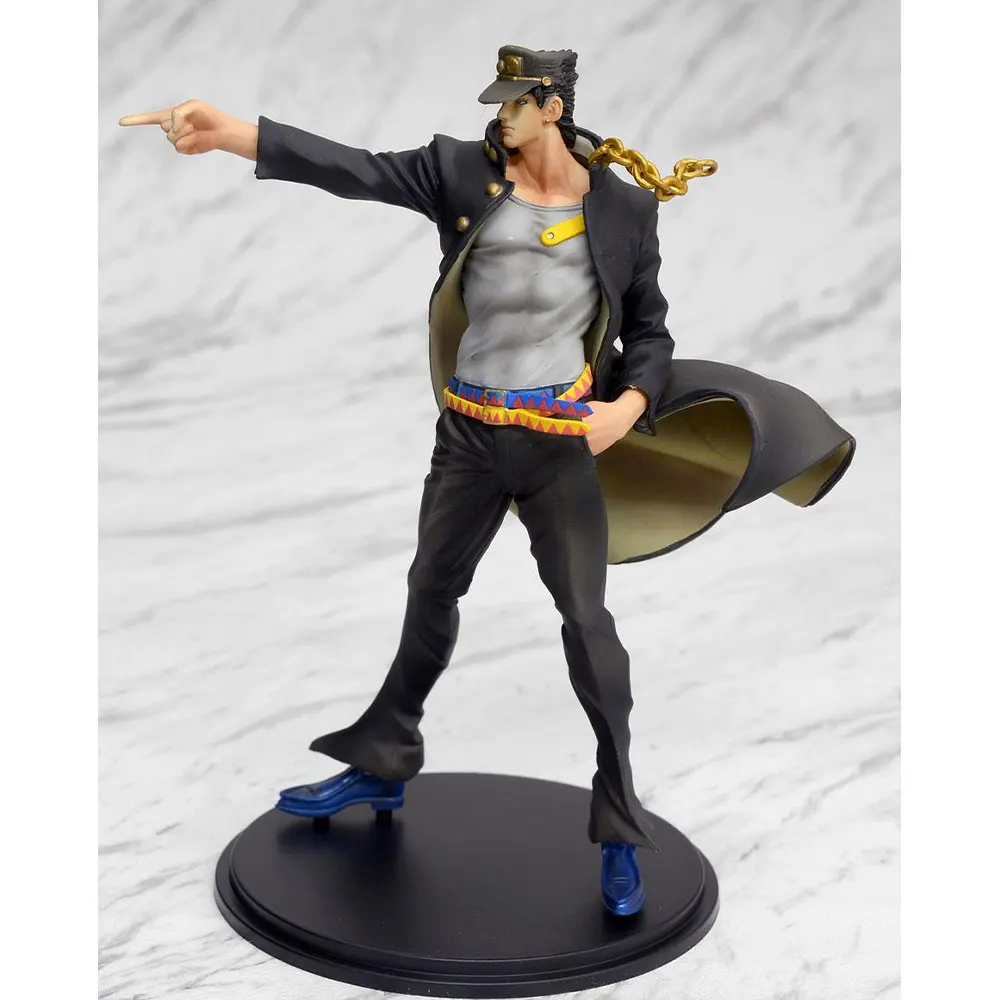 17CM Anime JoJo's Bizarre Adventure Figure Jotaro Kujo support modèle d'animation jouets cadeaux Collection décoration ornements PVC