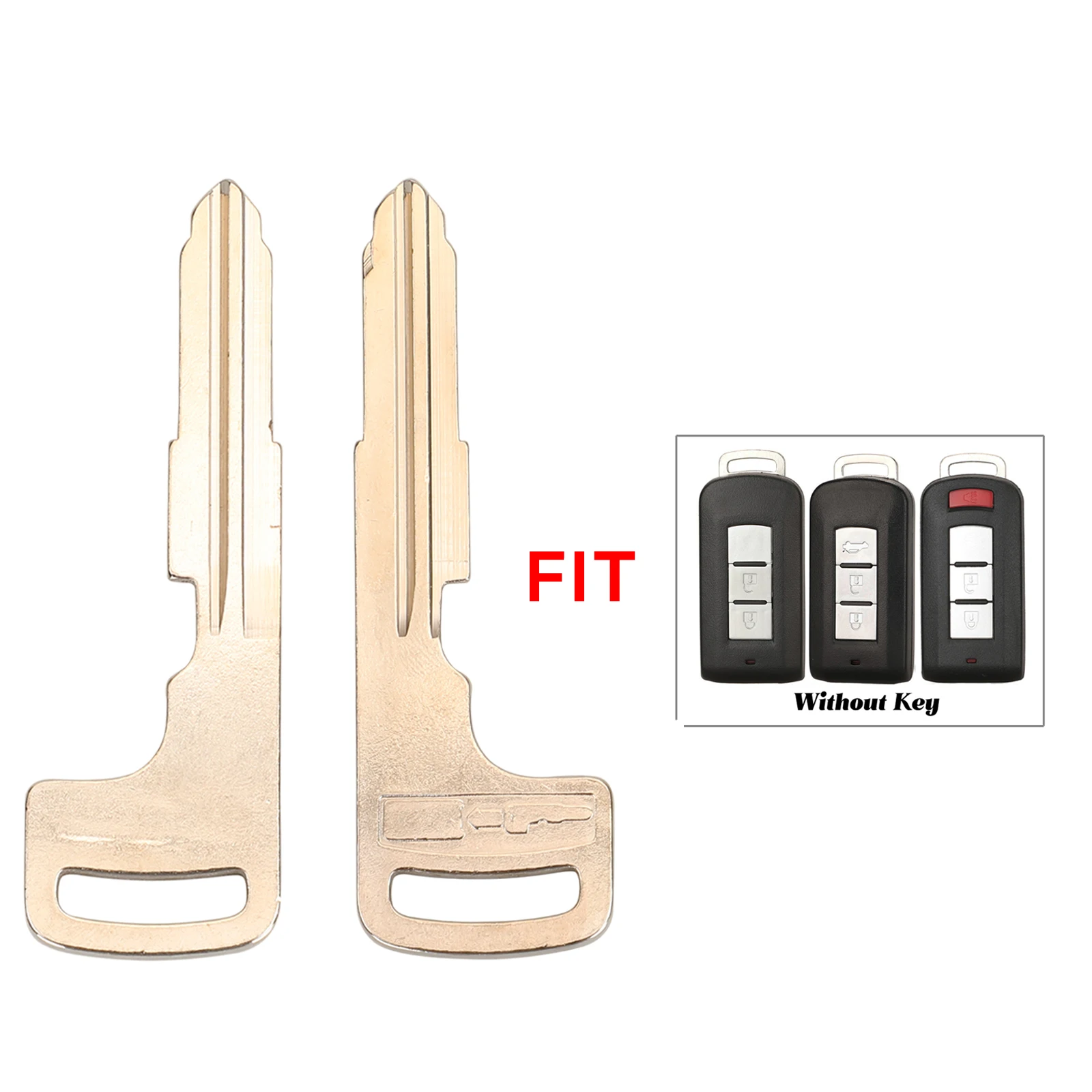 Jingyuqin Replacement For Mitsubishi Lancer Outlander ASX Montero L200 Pajero Sport Mirage RVR Remote Car Key Blade Fob