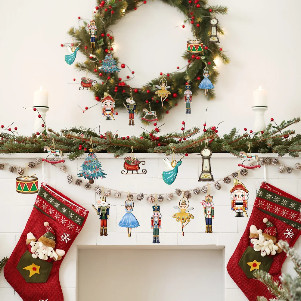 12 unids/set de colgante de tí - Nutcracker Figurine reseña y precio
