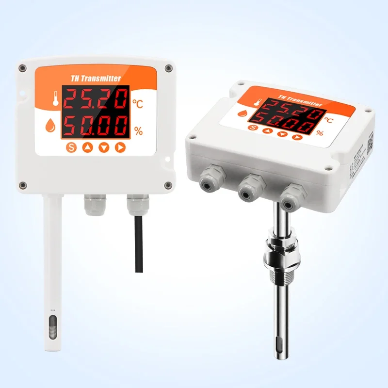 2026 Modbus RTU Temperature and Humidity Transmitter with RS485 Communication for Building Management System Integration