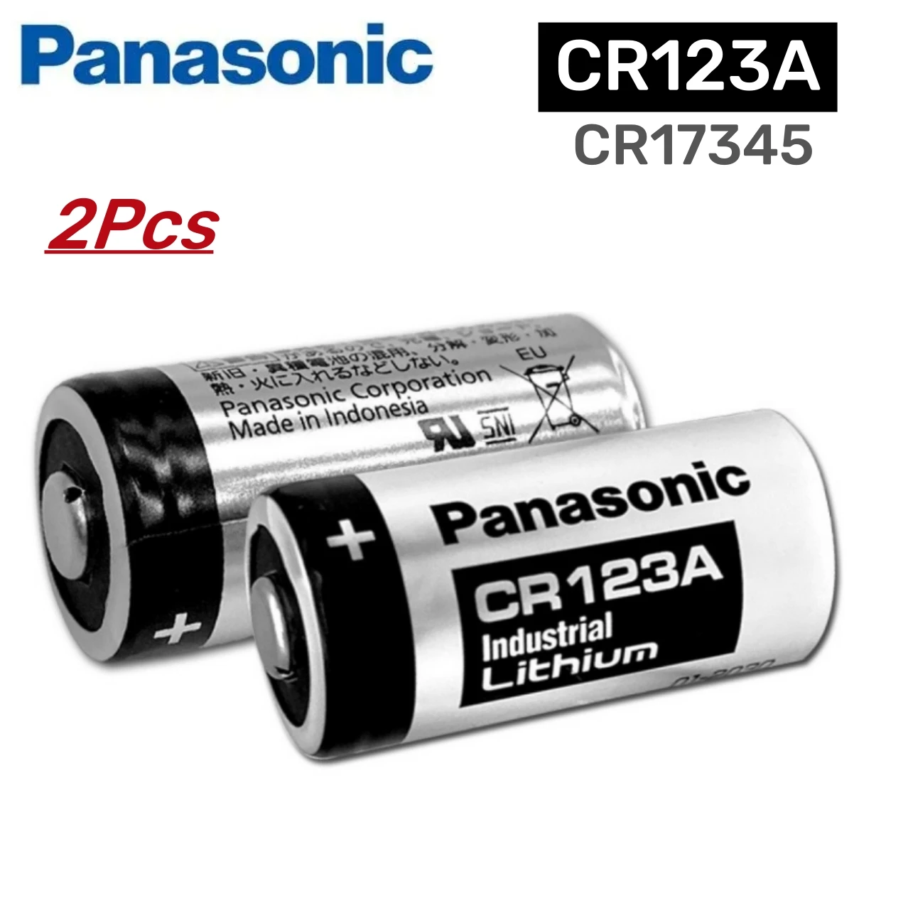 2-10Pcs Original Panasonic 123 Lithium 3V Arlo Camera Battery CR123A CR17345 DL123A EL123A 123A