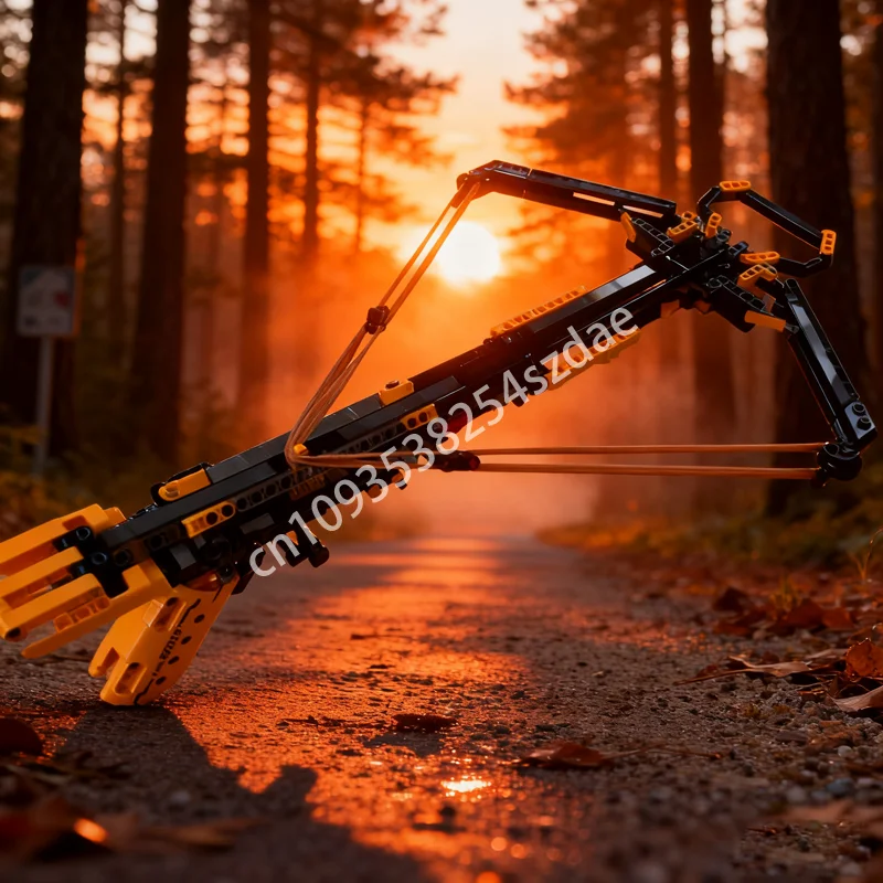 387 قطعة MOC القوس والنشاب النموذج الفني اللبنات العمارة لتقوم بها بنفسك الإبداعية هدية الكريسماس فكرة اللعب التعليم الطوب عيد ميلاد #1