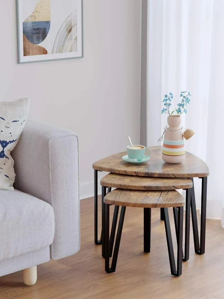 

Nesting Diffuse Coffee Set 3 Coffee Table Side Table Modern Decoration Bedside Table Coffee Table For Living Room Coffee Table