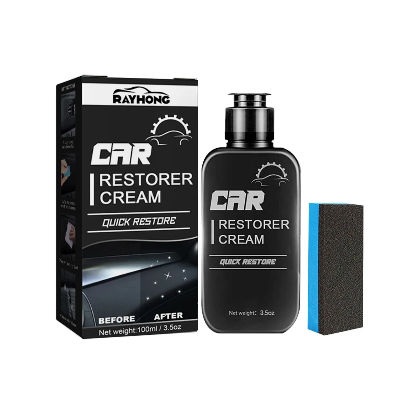 

Interior Plastic Coating & Leather Wax - Advanced Ceramic Formula for Dust Protection and Showroom Gloss