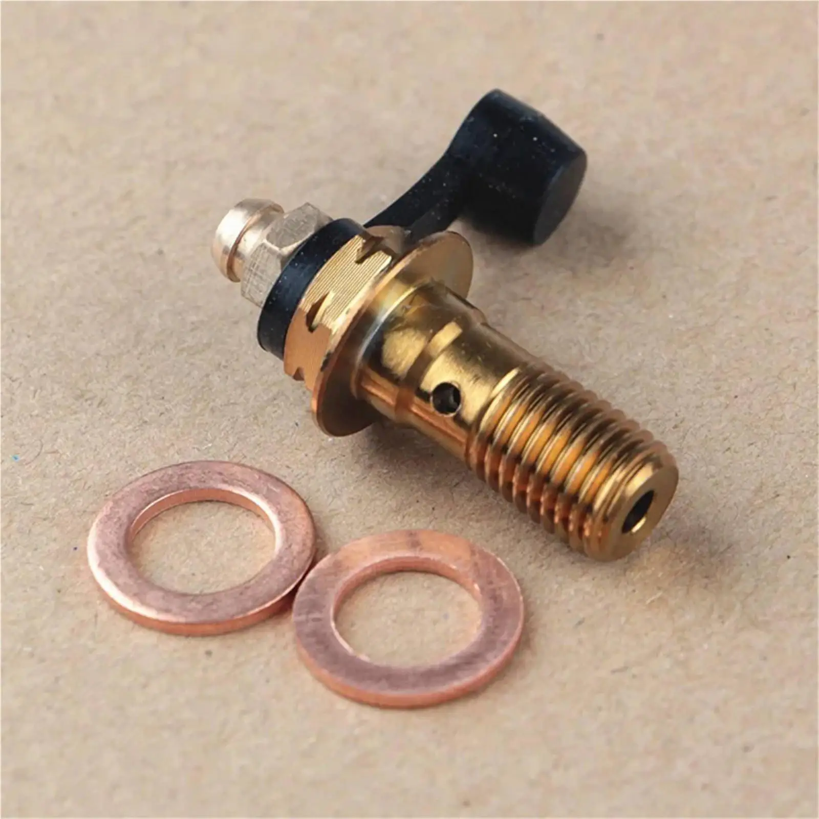 Motorcycle Brake Caliper Bleeder Screw Precision Stainless Steel Valve for Secure and Efficient Maintenance