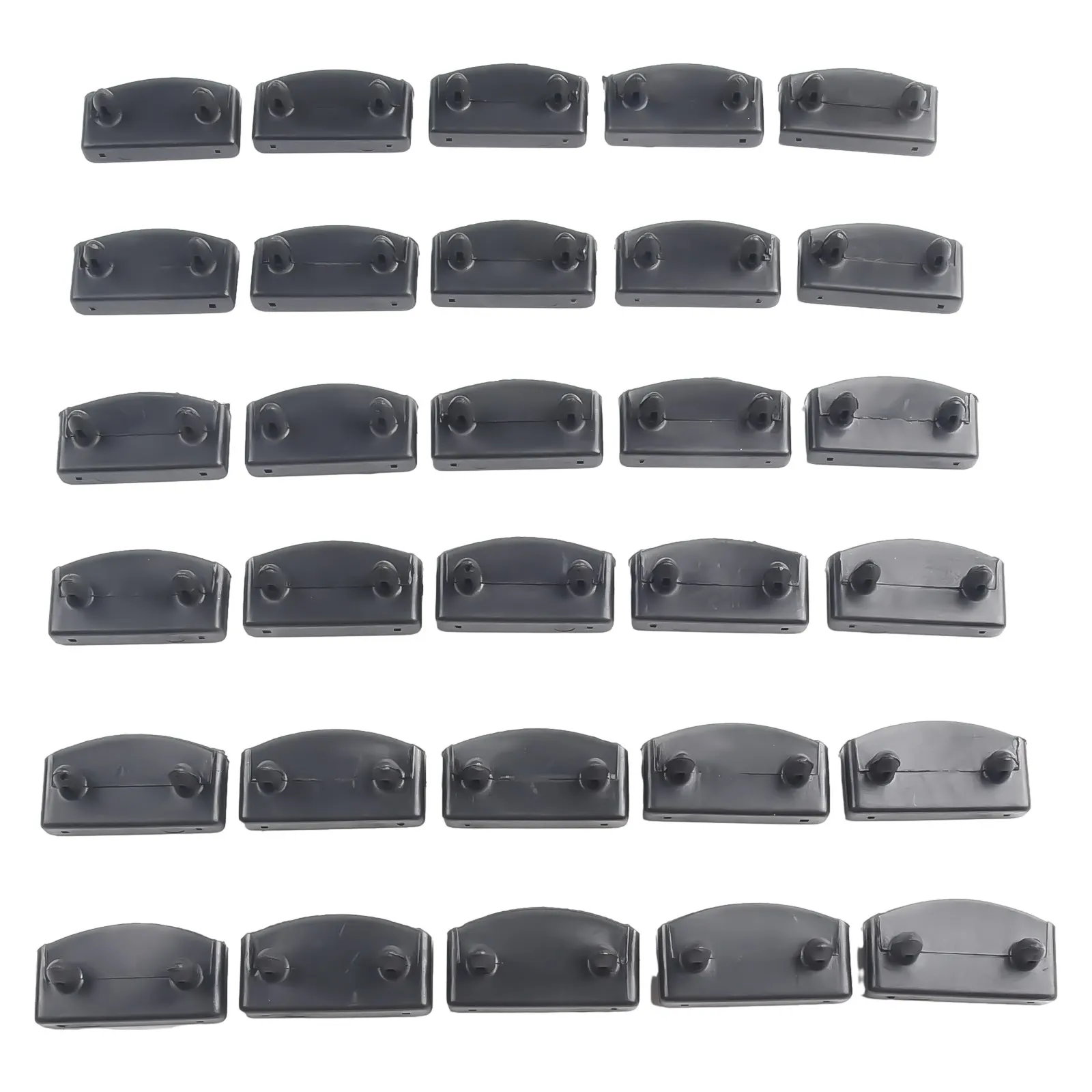 Fixed Buckle Buckle 9mm*53mm Black Cap Fixings Centre Ends Middle Replacement For The Replacement Slat CAP  Fixed