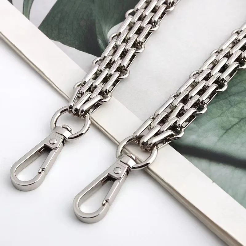 120CM Metal Chain Steel Bag  Replacement  Shoulder Strap for Handbag Purse Handle