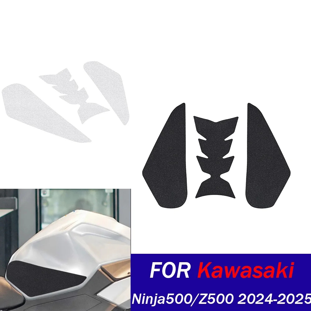 

For Ninja Z 500 SE Tank Pad Stickers Gas Protector For Kawasaki Ninja500 Z500 2024 2025 Motorcycle Kit Knee PVC Sticker