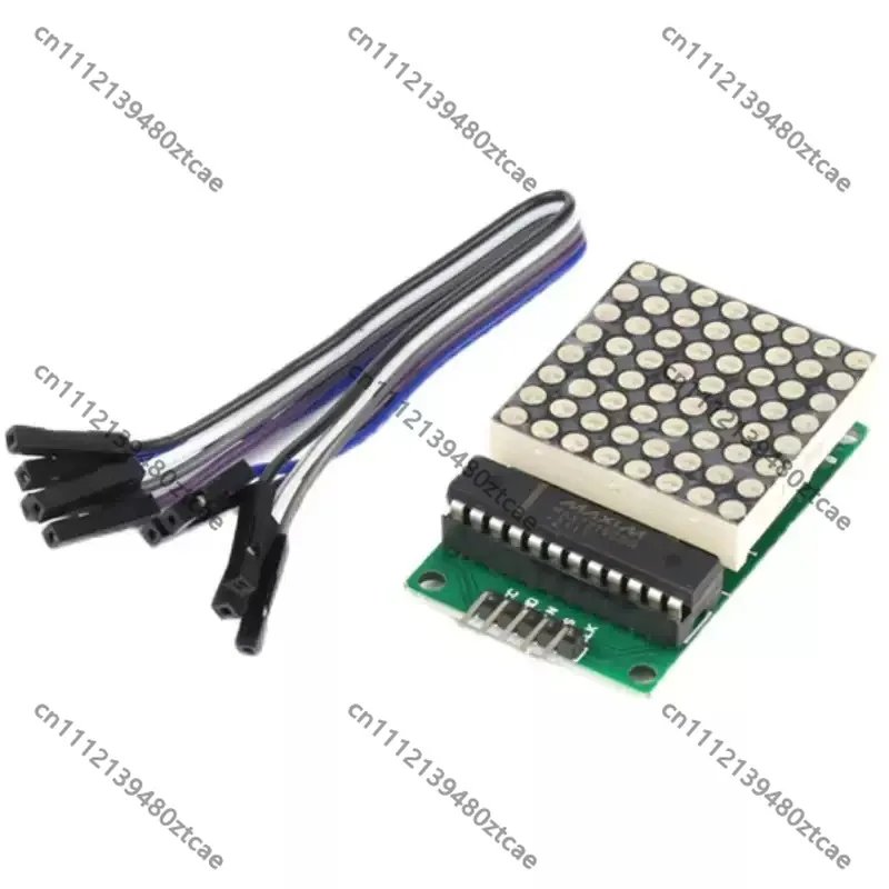 8x8 Common Cathode LED Dot Matrix Module, Cascadable Display Panel, MCU Driver Control Board