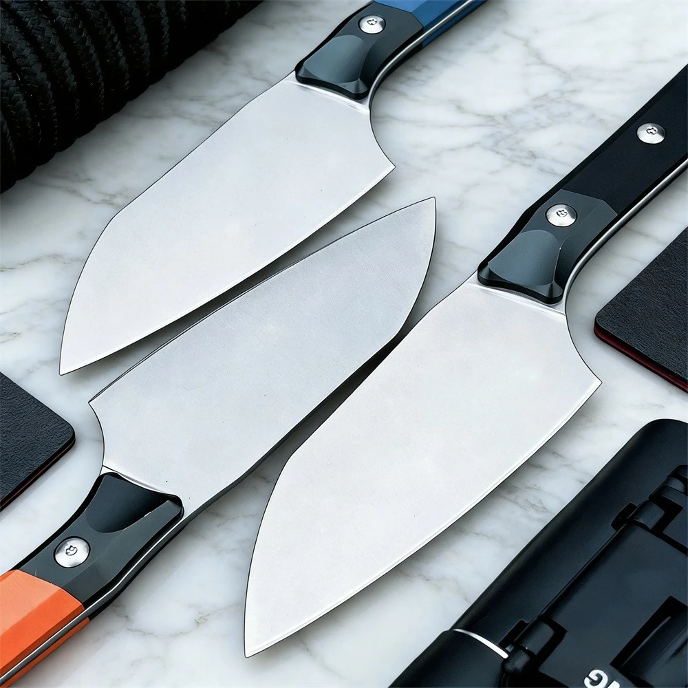 Nowy nóż ze stałym ostrzem D2, – Hunting Camp Outdoor Kitchen recenzja i cena