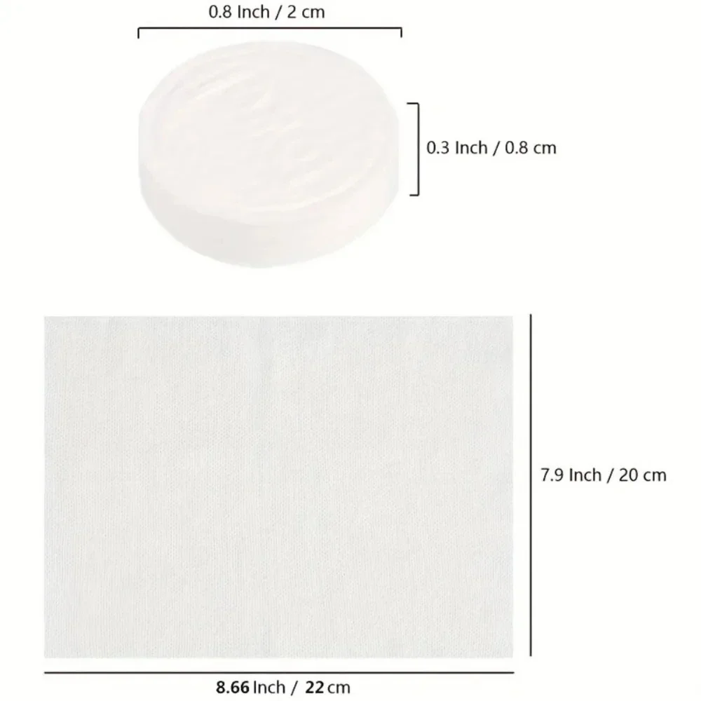 Portable Mini Compressed Towel, Disposable Coin Tissue, Outdoor Travel, BBQ, Camping, 500Pcs 300pcs 100pcs