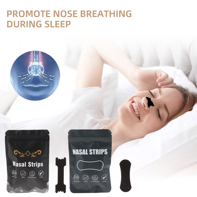 30/60 Patches Breath Nasal Strips Anti-Snoring Nose Patches Improve Sleeping Health Product Stop Snoring Easier Sleep Aid Device