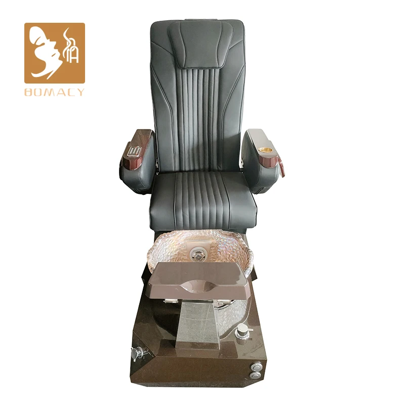 

Bomacy Pedicures Chair with Adjustable Back with Foot Bath Factory Price Salon Furniture