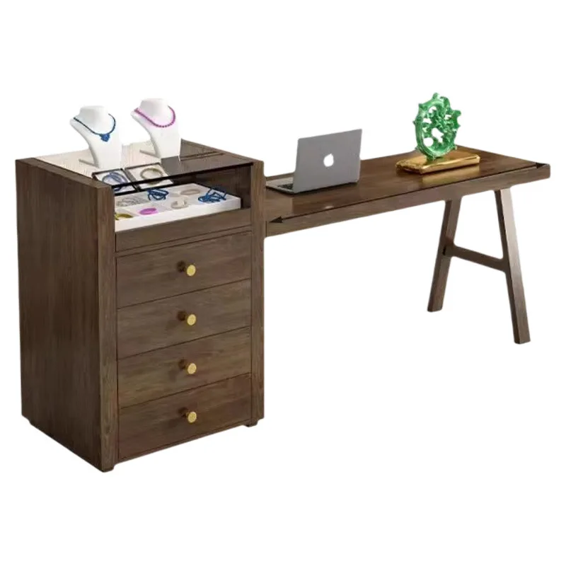 

Clothing store checkout page display table locker paint decoration cabinet