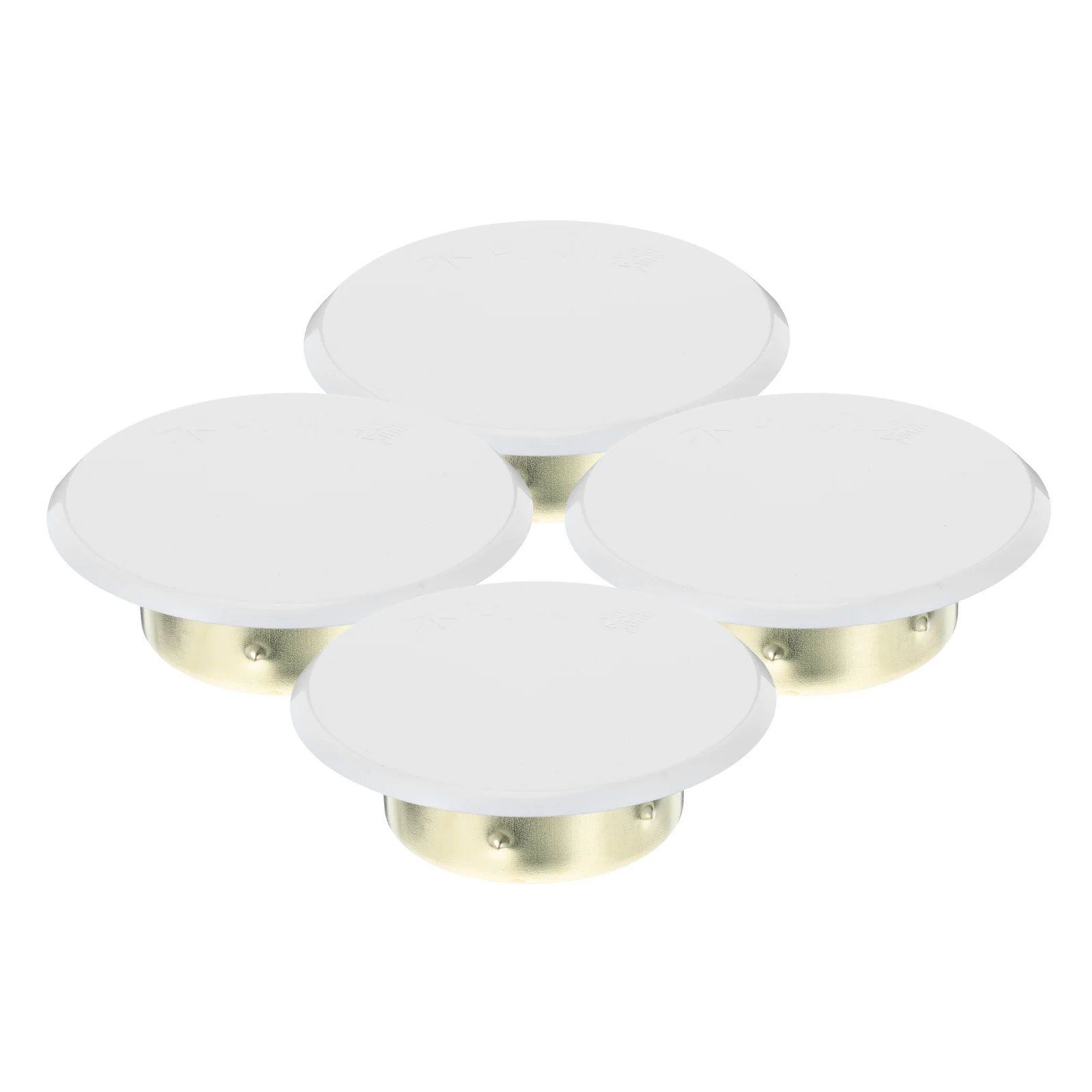 4pcs Fire Nozzle Cover Plate Heavy Duty Metal Concealed Design For Residential Commercial Industrial Decorative