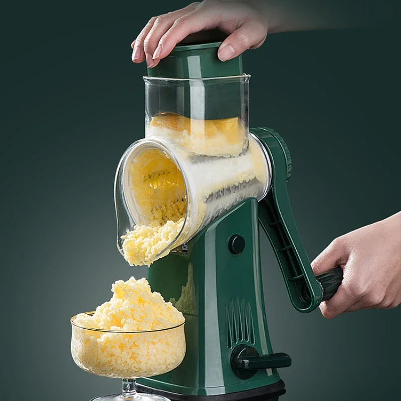 Ice Crusher Hand-Cranking Household Small Manual r Soft Ice Multi-Function Drum