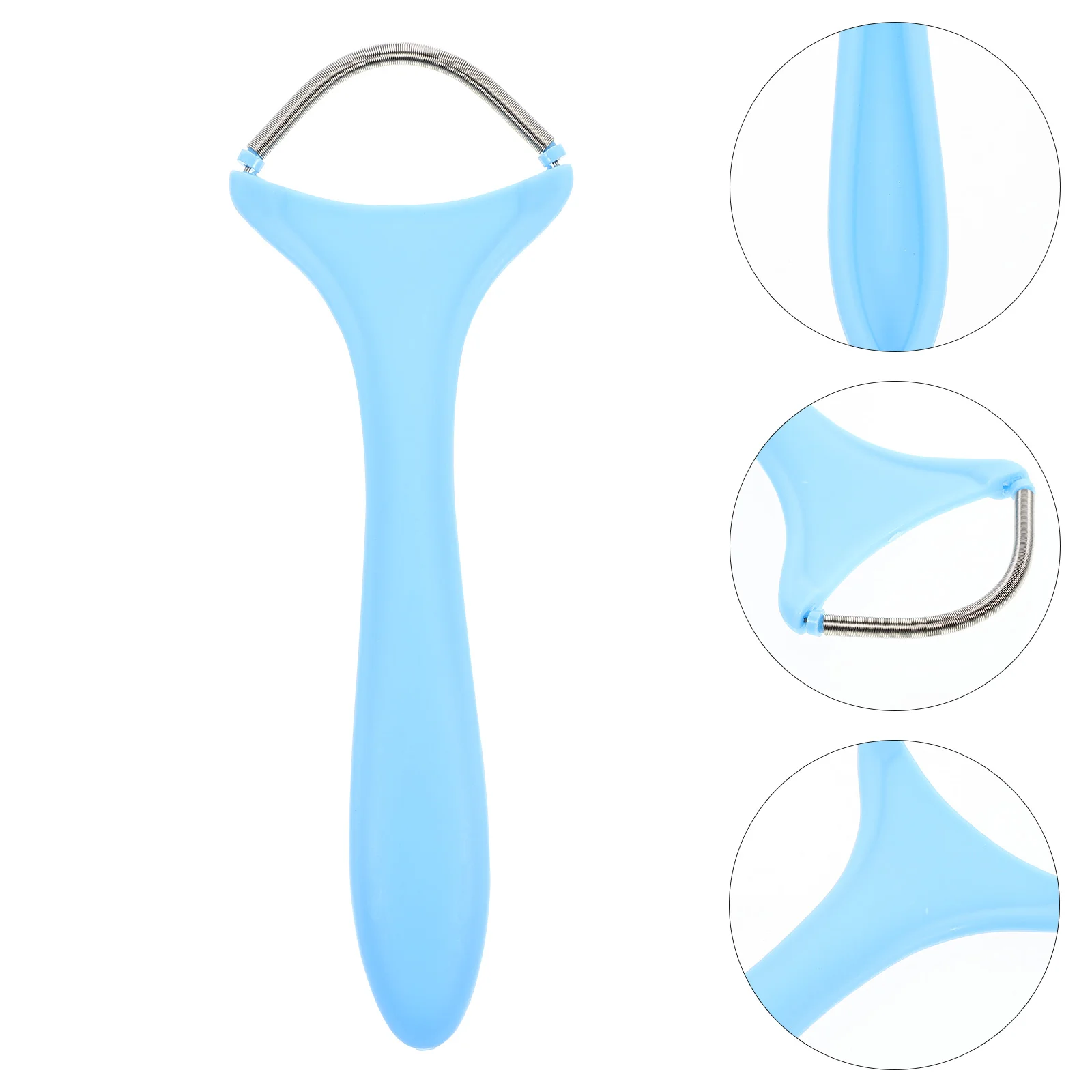 Facial Hair Remover Spring Epilator for Face Removal Threading Applicator Deshedding Tool Oil Cleanser Portable Manual