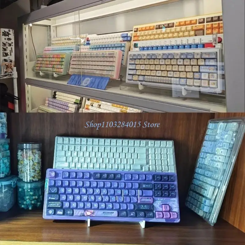 

R6FF Easy To Assemble Desktop Stand 3Tier Keyboard Holder For MultiDevice Management