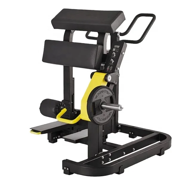 Commercial Fitness Gym Equipment Body Building Plate Loaded Standing Leg Stretching Curl Extension Machine