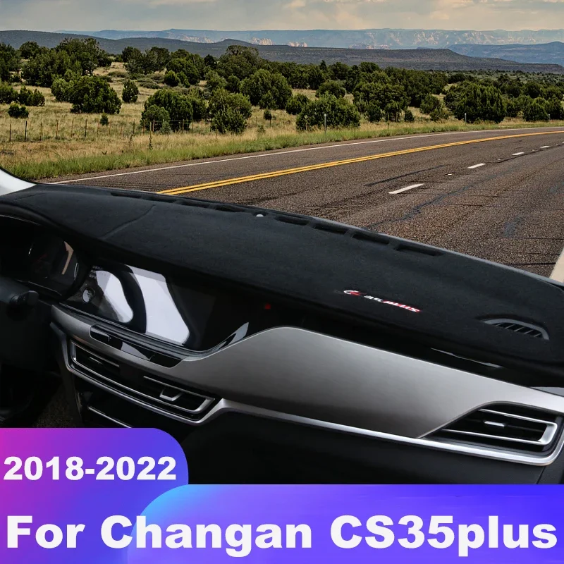 

Для Changan CS35Plus CS35 Plus 2018 2019 2020 2021 2022, чехол для приборной панели автомобиля, козырек от солнца, коврики для предотвращения света, аксессуары с защитой от УФ-лучей