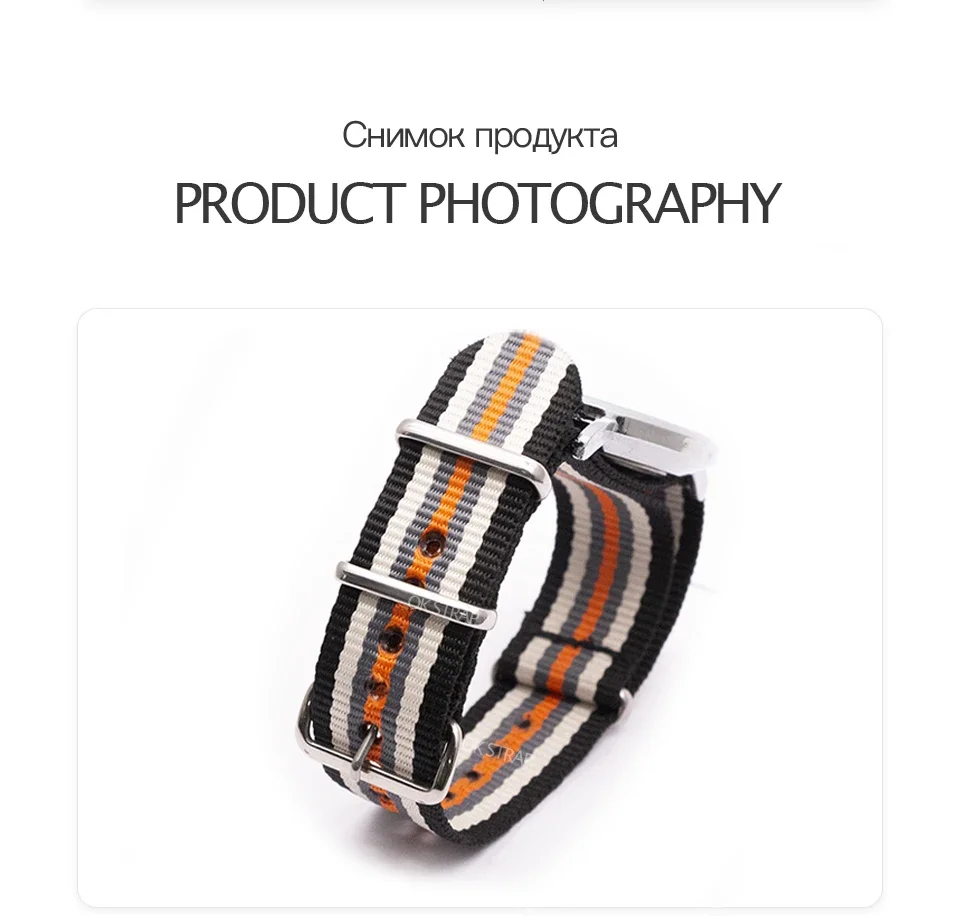 Strapazierfähiges, gestreiftes Nylon-Armband im Armband-Stil, 18 mm, 20 mm, 22 mm, 24 mm, universelles Armband für Sport- und Freizeituhren – Detail 14