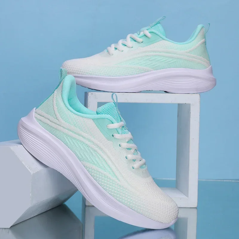 Women Running Shoes Casual Leisure Lace-up Breathable Jogging Walking Comfortable Brand Outdoor Sneakers Blade Loafers Fashion