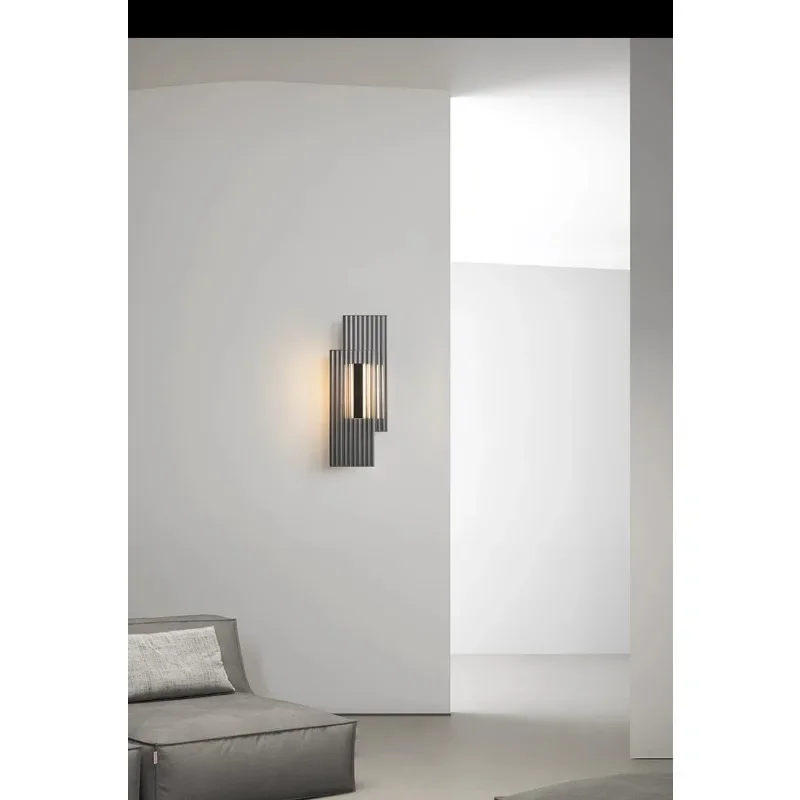 SANDYHA Nordic Simples Lâmpada de Parede Acrílico Arte de Parede Luz Decorativa Luminária LED para Quarto Sala de estar Corredor Entrada