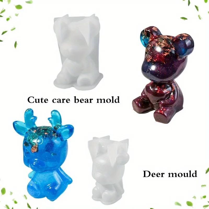 19pcs Resin-Made Mold Set, Suitable for Resin Making, Desktop Ornaments, Earrings, Jewelry Pendants, Making, Holiday Souvenirs, The Best Gift view 7