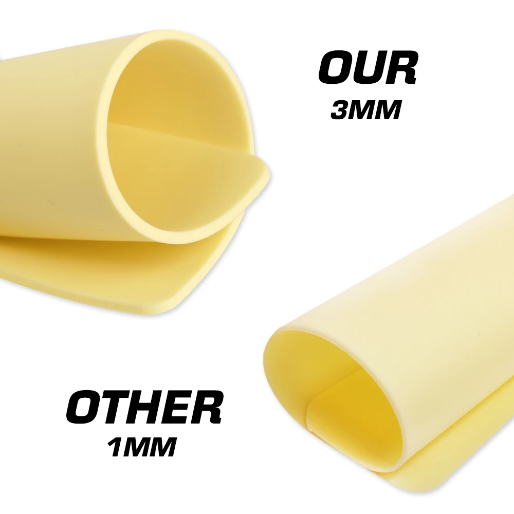 EMALLA 10 قطعة ممارسة الوشم الجلد 3 مللي متر سيليكون الجلد وهمية مزدوجة الوجهين لتدريب ماكياج دائم توريد الوشم الملحقات #5