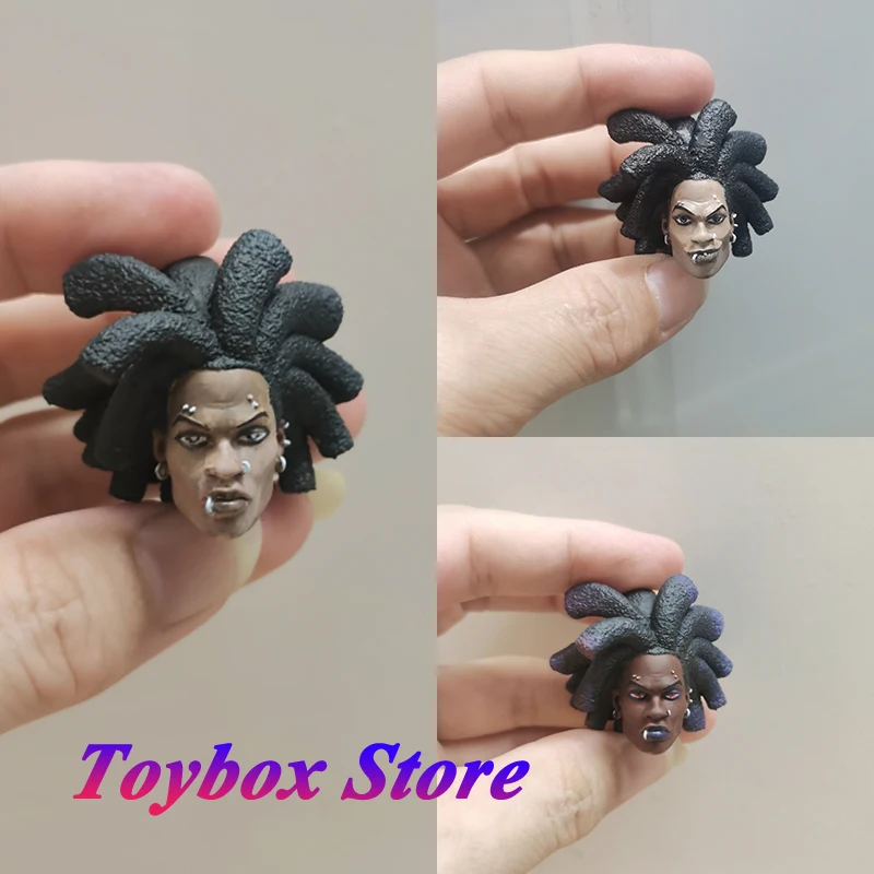 

Simple Painted 1/12 Miles Spider Mutant Anime Black People Man Super Hero Mini Head Sculpt Model Toys For 6" Ml Figure Body