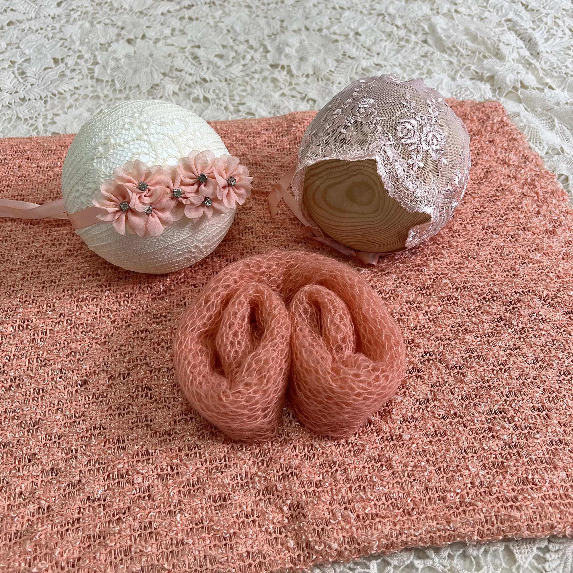 

Don&Judy Newborn Clothing Infant Boy Girl Headwear Hats Wraps Background Cloths Sets Baby Shower Memories Photography Photo Prop