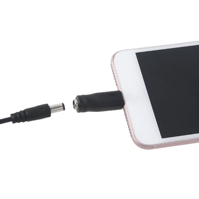 Phụ kiện video Bộ chuyển đổi đầu đực sang Micro USB 5,5x2,1mm bằng nhựa