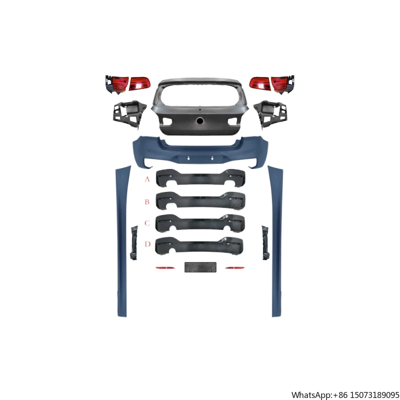 

Tegrray F20 (2012-2014) Full Set PP Material Body Kits with Fog Lamp Hole Easy Installation