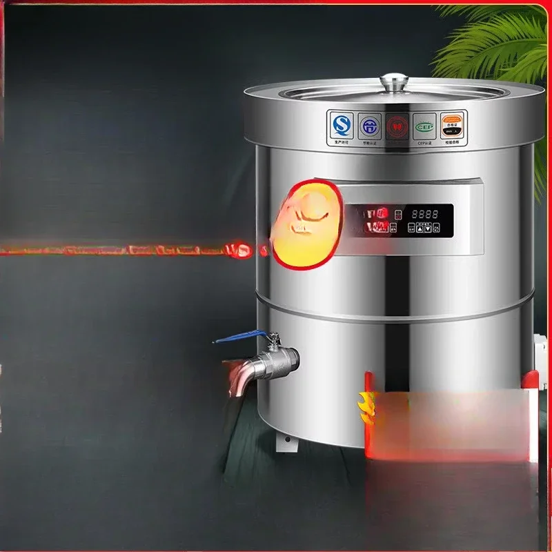 Commercial braised bucket Energy-saving stainless steel braised meat special soup pot Electric heating frequency conversion