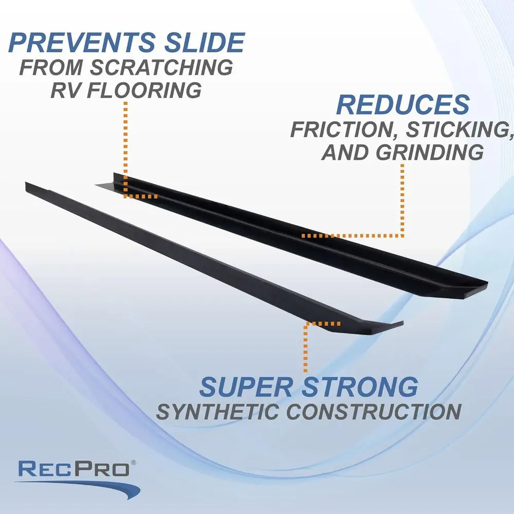 مجموعة التزلج RecPro RV Slide Out | توفير الأرضية RV | يمنع الخدوش والخدش (لا، لا تشمل البوتيل) #3