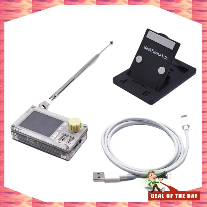 

24-Hour Delivery TEF6686 DSP Radio 2.0 Inch IPS Screen ESP32 Full Band Radio FM/LW/MW/SW Shortwave Radio Receiver