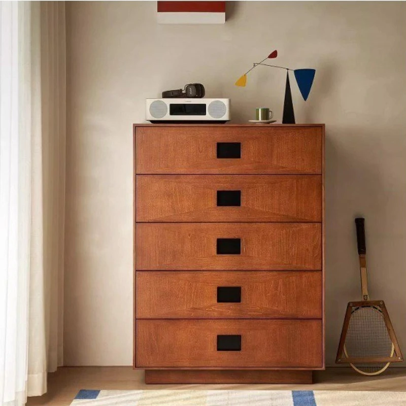LTT antique chest of drawers bedroom wall storage living room retro storage bed end drawer cabinet