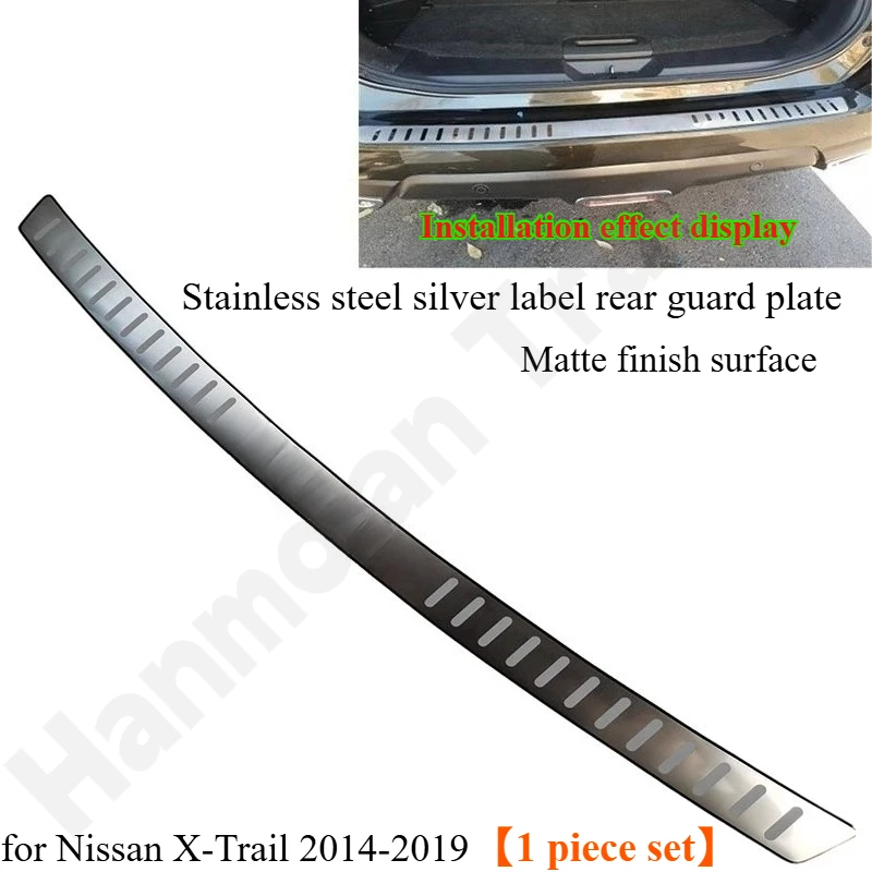 

for Nissan X-Trail/Nissan ROGUE 2014-2019 stainless steel trunk rear guard exterior modification protection